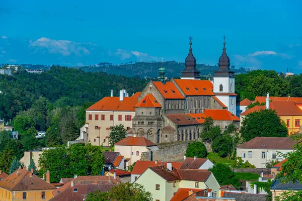 Çek Cumhuriyeti Trebic 'te Aziz Prokop Bazilikası.