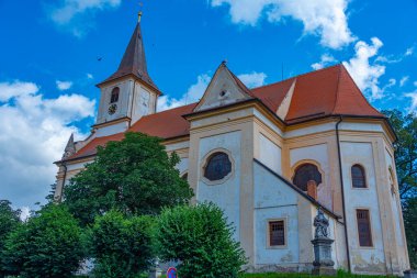 Çek Cumhuriyeti Namest Nad Oslavou 'daki kutsal haç kilisesi.