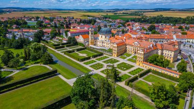 Çek Cumhuriyeti 'nde Jaromerice na Rokytnou Panorama görüşü.