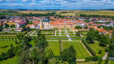 Çek Cumhuriyeti 'nde Jaromerice na Rokytnou Panorama görüşü.