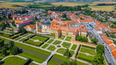 Çek Cumhuriyeti 'nde Jaromerice na Rokytnou Panorama görüşü.
