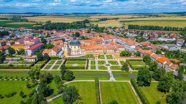 Çek Cumhuriyeti 'nde Jaromerice na Rokytnou Panorama görüşü.