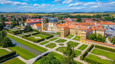 Çek Cumhuriyeti 'nde Jaromerice na Rokytnou Panorama görüşü.
