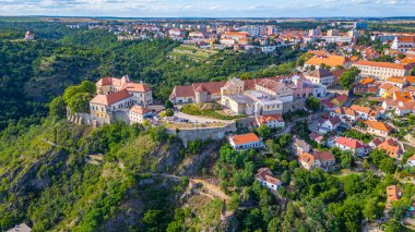 Çek Cumhuriyeti 'ndeki Znojmo Kalesi.