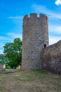 Çek kenti Znojmo.IMAGE 'nin tarihi tahkimatı