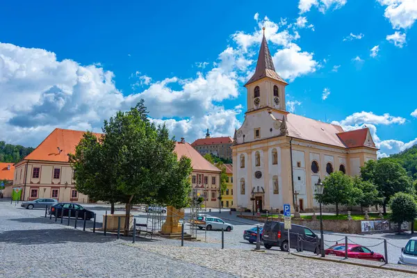 Çek Cumhuriyeti Namest Nad Oslavou 'daki kutsal haç kilisesi.