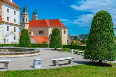 Çek Cumhuriyeti Valtice 'de Bakire Meryem Varsayımı Kilisesi.