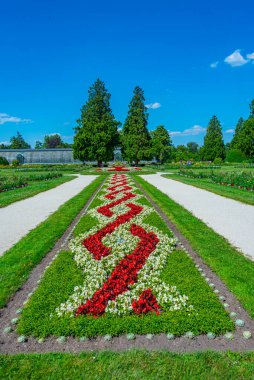 Çek Cumhuriyeti, Lednice 'de bir bahçe.