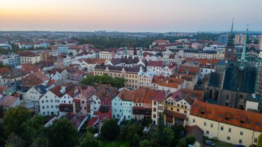 Çek Cumhuriyeti, Pardubice 'nin Gündoğumu Panoraması.