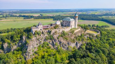 Kuneticka hora kalesi Pardubice, Çek Cumhuriyeti yakınlarında. IMAGE