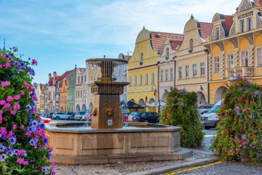 Çek Cumhuriyeti, Domazlice 'deki barış meydanında çeşme.