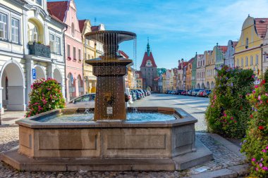 Çek Cumhuriyeti, Domazlice 'deki barış meydanında çeşme.