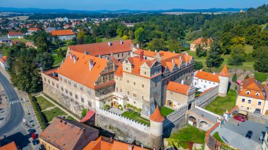 Çek Cumhuriyeti 'ndeki Horsovsky Tyn kalesi.