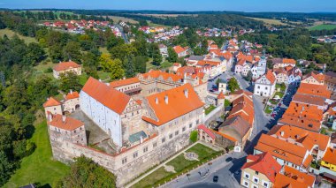 Horsovsky Tyn 'in Çek Cumhuriyeti' ndeki Panorama görüşü.