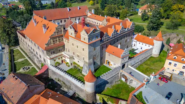 Çek Cumhuriyeti 'ndeki Horsovsky Tyn kalesi.