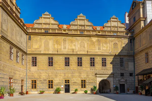 Çek Cumhuriyeti 'ndeki Horsovsky Tyn kalesi.