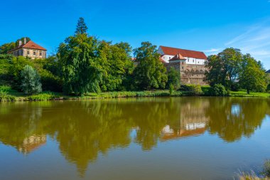 Çek Cumhuriyeti 'ndeki Horsovsky Tyn kalesi.