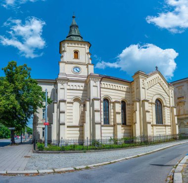 Çek Cumhuriyeti, Jihlava 'daki renkli binalar.