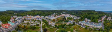 Marianske Lazne 'nin Çek Cumhuriyeti' ndeki Panorama görüşü.