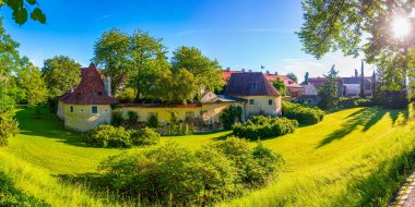 Çek kasabası Trebon.Görüntü