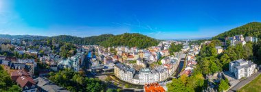 Çek Cumhuriyeti 'nde Karlovy Vary Panorama görüşü