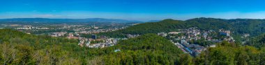 Çek Cumhuriyeti, Karlovy Vary 'deki Termal Otel Panoraması.