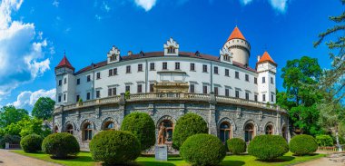 Çek Cumhuriyeti 'nin Benesov u Prahy yakınlarındaki Konopiste Sarayı.