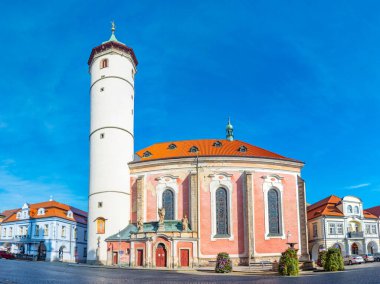 Çek Cumhuriyeti, Domazlice 'de Bakire Meryem Varsayımı Kilisesi.