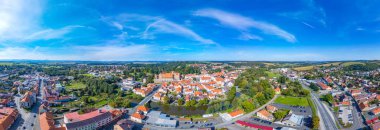 Horsovsky Tyn 'in Çek Cumhuriyeti' ndeki Panorama görüşü.