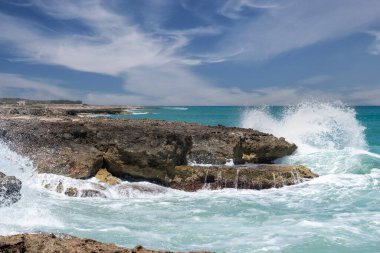 Ostuni, Puglia, İtalya 'dan Costa Merlata.