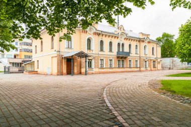 Kaunas, Litvanya - 7 Mayıs 2012 - Eski Şehirdeki Tarihi Başkanlık Sarayı