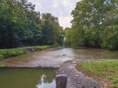 Chesapeake ve Ohio Kanalı Ulusal Tarih Parkı. 22 numaralı kilit. Maryland. ABD