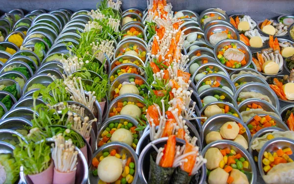 Dim Sum Cucina Tradizionale Asiatica — Foto Stock