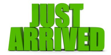 Gelen 3D metin, beyaz arkaplanda izole edilmiş. 3D görüntüleme.