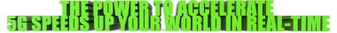 5 G Hızlandırma Gücü Gerçek Zamanda Dünyanızı Hızlandırır 3D metin beyaz arkaplan- 3d görüntüleme