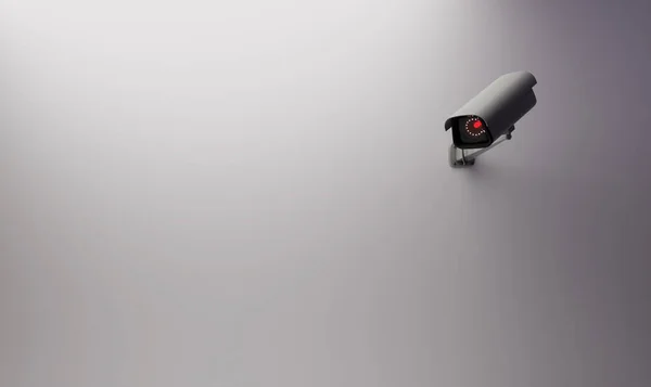 Illüstrasyon Duvardaki Güvenlik Kameraları Güvenlik Izleme Koruma Kavramı — Stok fotoğraf