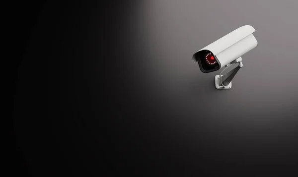 Illüstrasyon Duvardaki Güvenlik Kameraları Güvenlik Izleme Koruma Kavramı — Stok fotoğraf
