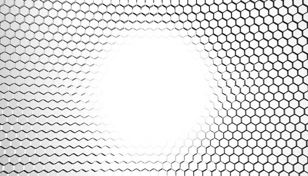 Черный Геометрический Шестиугольный Абстрактный Фон Поверхностный Многоугольник Светящимися Шестиугольниками Иллюстрация — стоковое фото
