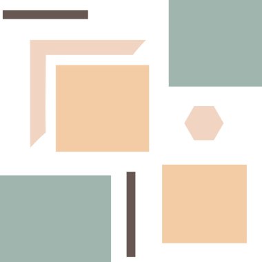 Desen, kusursuz geometrik şekil, pastel renkler