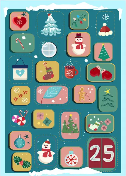 Sonraki takvim vektör el çizimi mavi arkaplan