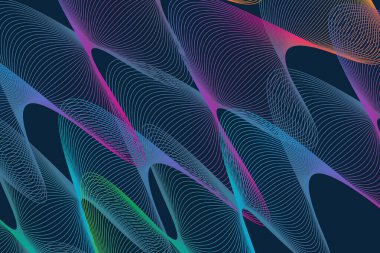 Soyut 3d çizim, arkaplan tasarımı, modern illüstrasyon