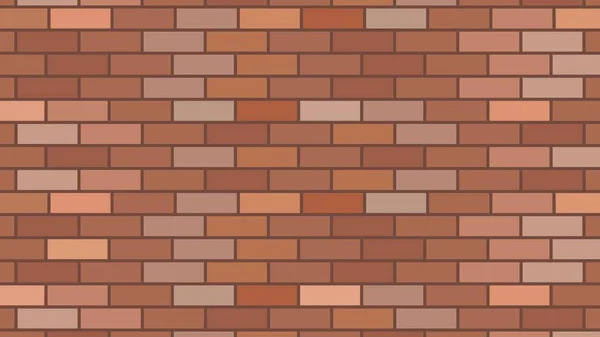 Red Brick Pattern Background Brick Block — Stock Vector