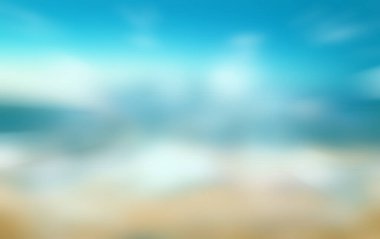 Boş tropik plajlı doğal manzara