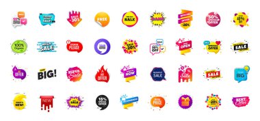 İndirimli flaş pankartlar. Reklam fiyatları etiketleri. Kara Cuma özel teklif etiketleri. İndirimli balon kuponu. Promosyon indirimli afiş şablonları tasarımı. Flaş teklif etiketi. Yeni anlaşma etiketi. Vektör