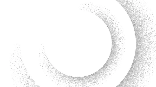 圆圆的圆形背景 有圆形的同心圆的元素 最小的抽象清洁设计模板 带半色调点的波浪背景 噪声点波型背景 沙粒效应 — 图库矢量图片