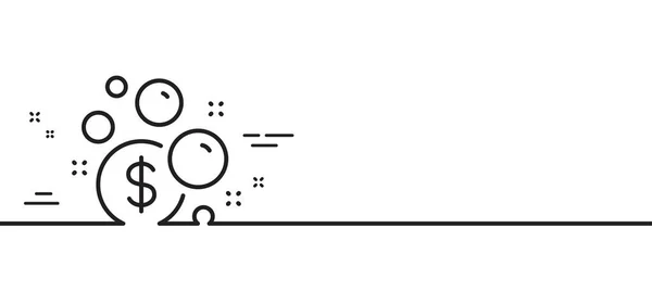 Pese Rahansiirtokuvake Käteislahjonnan Merkki Veronkierron Symboli Minimaalinen Linja Havainnollistus Tausta — vektorikuva