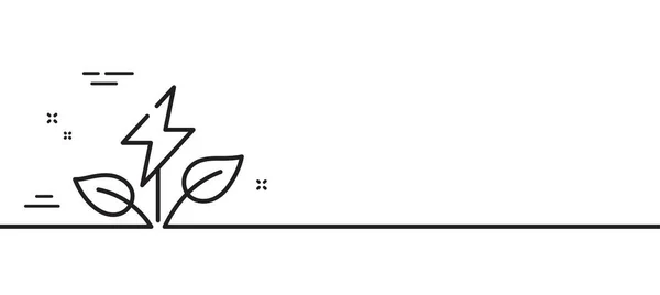 Піктограма Лінії Електропередач Чистий Знак Електричної Енергії Символ Зарядки Тло — стоковий вектор