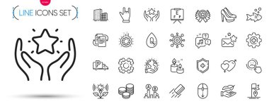 Bir paket Seo teçhizatı, alkol ve kuluçka hattı simgesi yok. Flag, Medicine, Framework resim simgelerini içerir. Erkek kadın, Gezegeni Kurtarın, Kredi kartı tabelaları. Hafif, Sevimsiz, Ayakkabı. Vektör