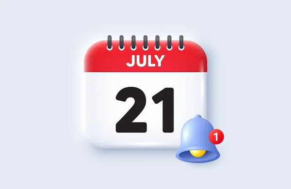 Giorno Del Mese Icona Data Calendario Icona Calendario Eventi Data — Vettoriale Stock
