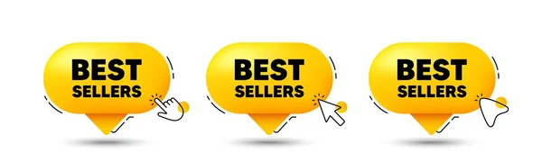 Best Sellers Tag Click Here Buttons Special Offer Price Sign — Stock Vector